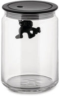 Alessi Vorratsdose Gianni A Little Man Holding On Tight - AMDR05 B - Schwarz - 900 ml - von Mattia Di Rose