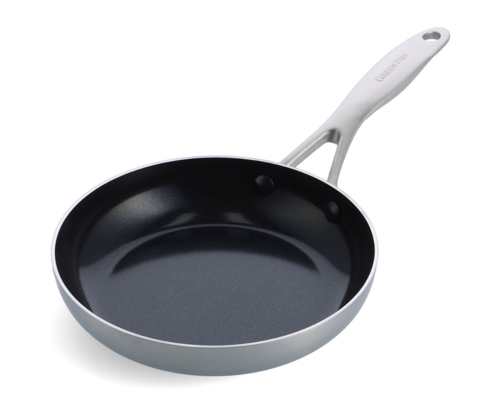 GreenPan Bratpfanne Geneva - Edelstahl - ø 18 cm - Keramische Antihaftbeschichtung