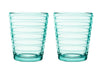 Iittala Glas Aino Aalto Wassergrün 220 ml - 2 Stücke