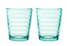 Iittala Glas Aino Aalto Wassergrün 220 ml - 2 Stücke