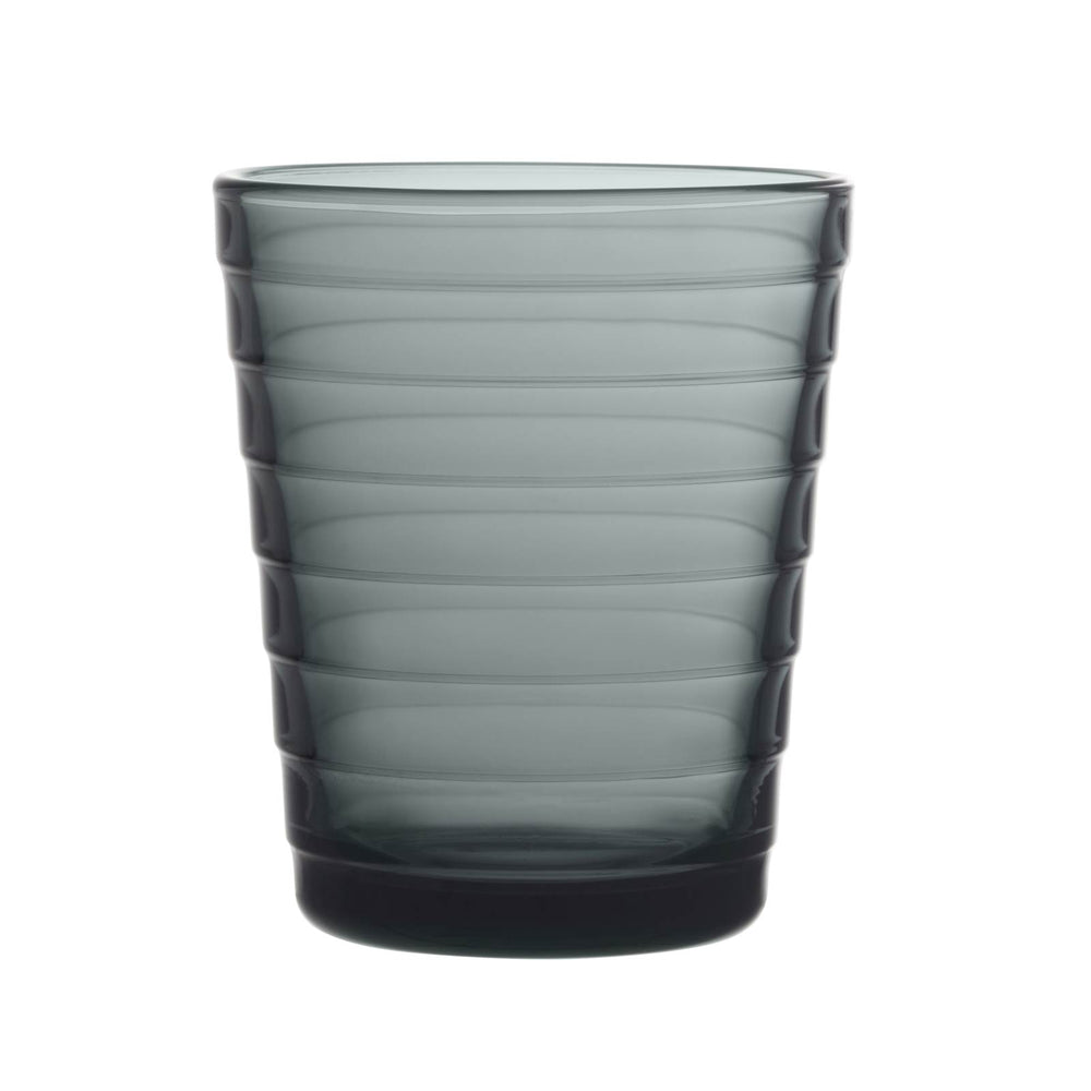 Iittala Glas Aino Aalto Dunkelgrau 220 ml - 2 Stücke