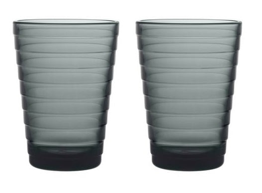 Iittala Glas Aino Aalto Dunkelgrau 330 ml - 2 Stücke