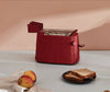 Alessi Toaster Plissé - 6 Stufen - rot - Michele de Lucchi - MDL08 R