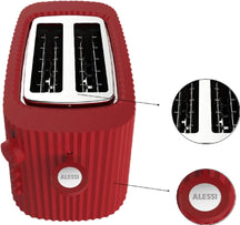 Alessi Toaster Plissé - 6 Stufen - rot - Michele de Lucchi - MDL08 R