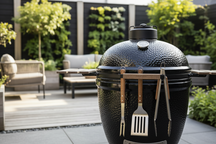 Cookinglife BBQ Werkzeugset Fire & Flavour Holz 3-teilig - RVS - BBQ Spatel, Zange & Gabel