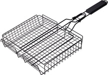 Cookinglife BBQ Grillkorb Fire & Flavour 41,5 x 31,5 x 6 cm - Antihaft Metall - Grillzubehör für Gemüse und Fleisch