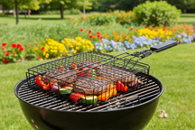 Cookinglife BBQ Grillkorb Fire & Flavour 41,5 x 31,5 x 6 cm - Antihaft Metall - Grillzubehör für Gemüse und Fleisch