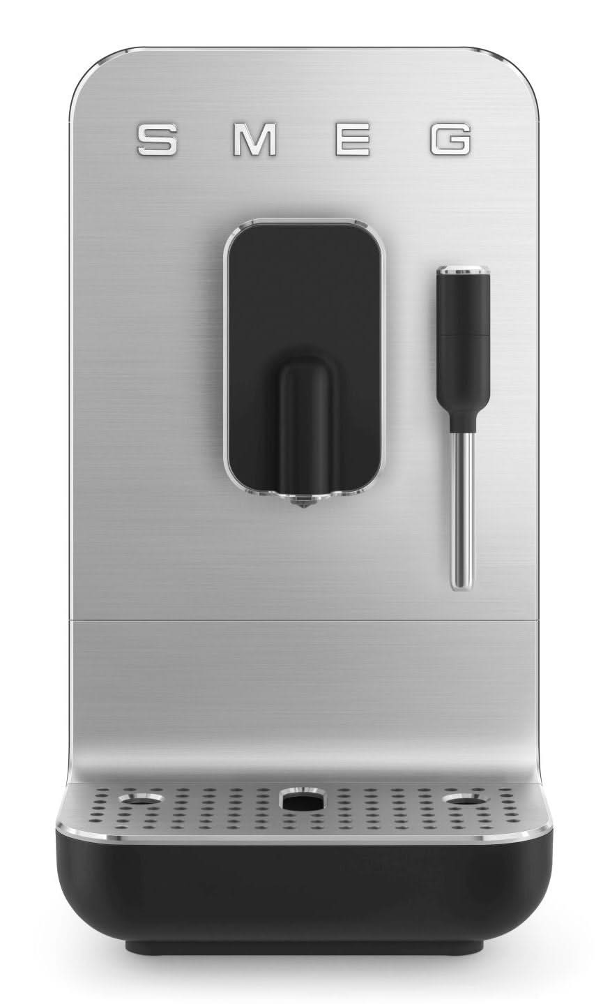 SMEG Kaffeevollautomat mit Milchaufschäumer – 1350 W – Schwarz – 1,4 Liter – BCC12BLMEU