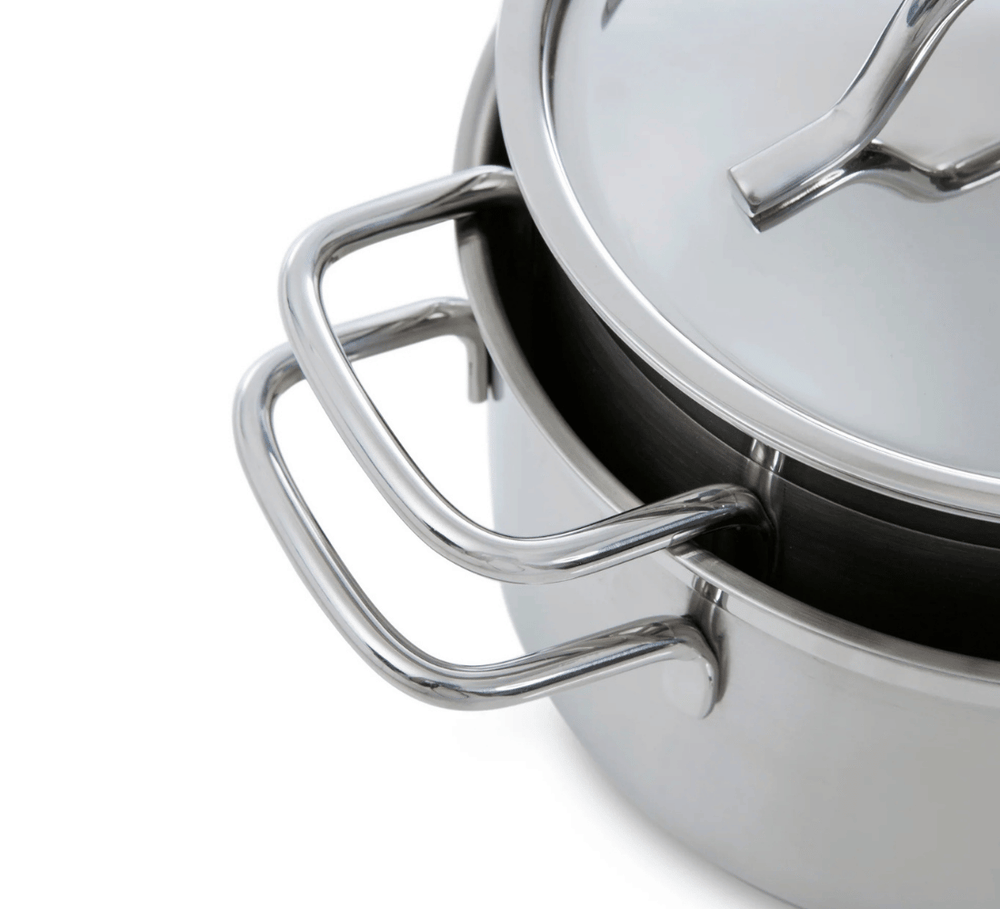 BK Topfset Marmite 4-teilig - Edelstahl - Kochtöpfe ø 16, 18, 20 & Stieltopf ø 16 cm