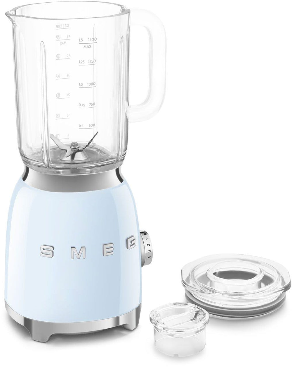 SMEG Mixer – 800 W – Pastellblau – 1,5 Liter – BLF03PBEU