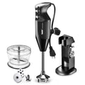 Bamix Stabmixer Set DeLuxe - 200 W - Schwarz