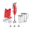 Bamix Stabmixer Set SwissLine - 200 W - Rot