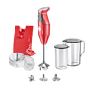 Bamix Stabmixer Set SwissLine - 200 W - Rot