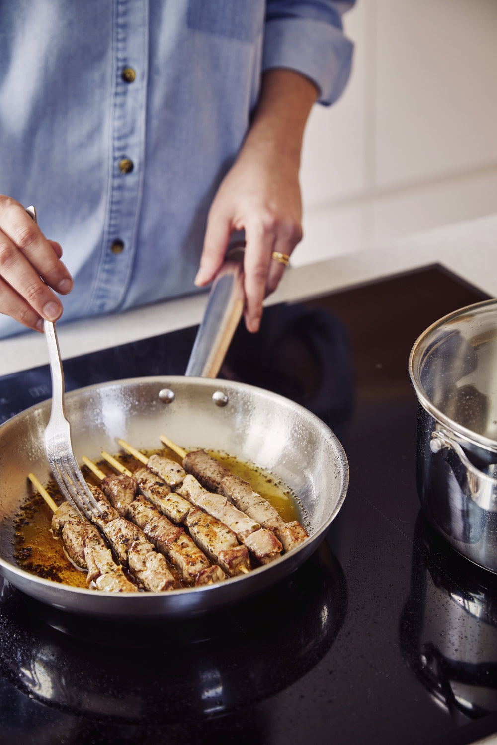 Beka Bratpfanne Cicla - RVS - ø 20 cm - ohne Antihaftbeschichtung - geeignet für alle Wärmequellen