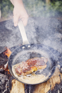 Beka Bratpfannen Set Stark ø 24 cm + 28 cm - ohne Antihaftbeschichtung - geeignet für alle Wärmequellen