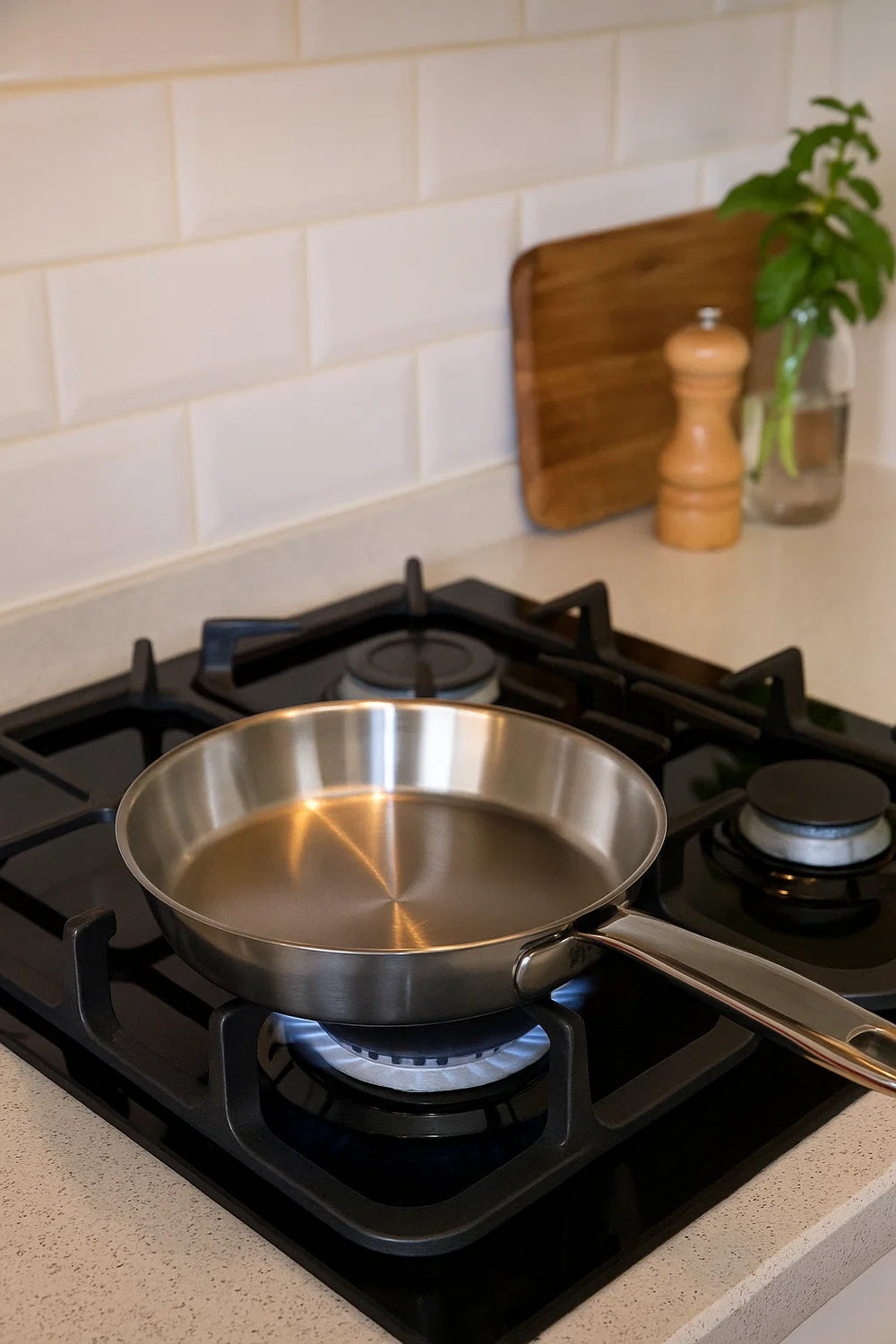 Beka Bratpfanne Maestro RVS ø 28 cm - ohne Antihaftbeschichtung - geeignet für alle Wärmequellen