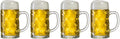 Oktoberfest-Bierkrug - 500 ml - 4 Stück