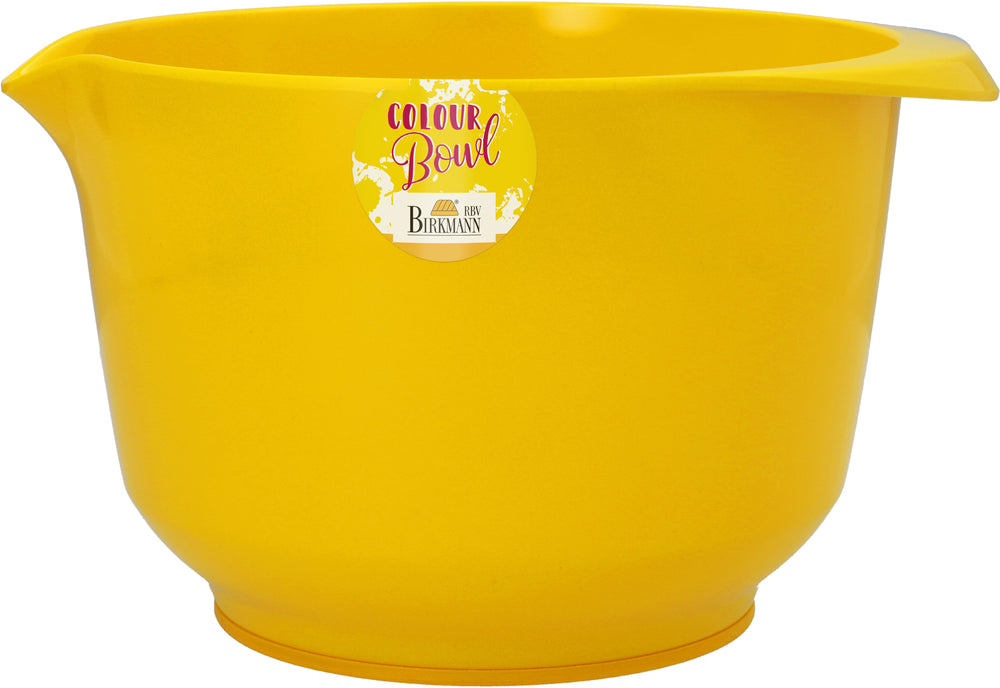 Birkmann Mengkom / Beslagkom Colour Bowls Geel 3 liter