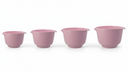 Birkmann Mischschüsseln / Teigschüsseln Colour bowls Set 4-teilig - 1,5, 2, 3 und 4 Liter - Silk Rose