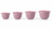 Birkmann Mischschüsseln / Teigschüsseln Colour bowls Set 4-teilig - 1,5, 2, 3 und 4 Liter - Silk Rose