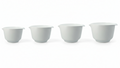 Birkmann Mischschüsseln / Teigschüsseln Colour bowls Set 4-teilig - 1,5, 2, 3 und 4 Liter - Weiß