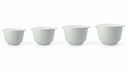 Birkmann Mischschüsseln / Teigschüsseln Colour bowls Set 4-teilig - 1,5, 2, 3 und 4 Liter - Weiß
