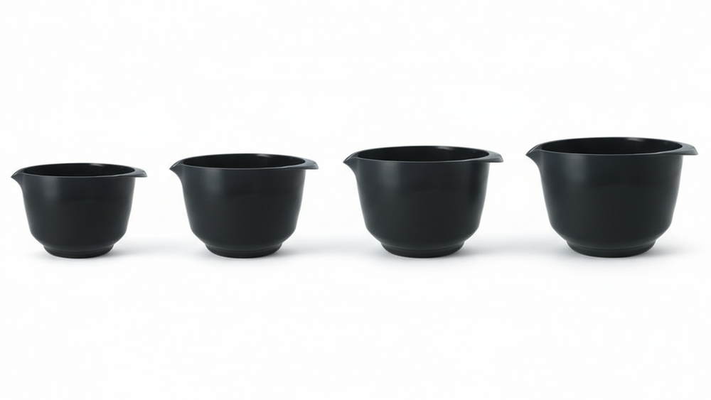 Birkmann Mischschüsseln / Teigschüsseln Colour bowls Set 4-teilig - 1,5, 2, 3 und 4 Liter - Cool Grey