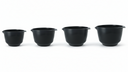 Birkmann Mischschüsseln / Teigschüsseln Colour bowls Set 4-teilig - 1,5, 2, 3 und 4 Liter - Cool Grey