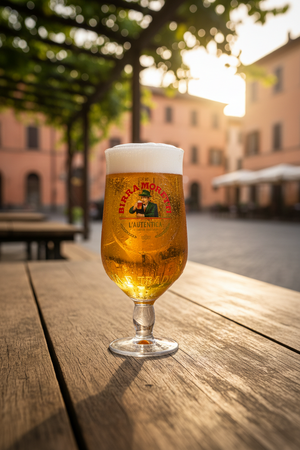 Birra Moretti Biergläser 250 ml - 6 Stück