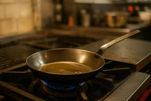 Blackwell Bratpfanne Plattenstahl - Lyonnaiserpfanne - ø 28 cm - ohne Antihaftbeschichtung