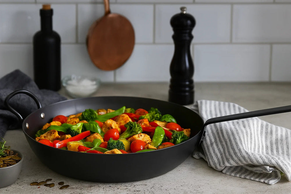Blackwell Bratpfanne mit Carbonstahlgriff ø 32 cm - ohne Antihaftbeschichtung