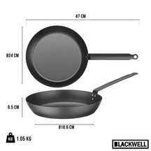 Blackwell Bratpfanne Carbonstahl ø 24 cm - ohne Antihaftbeschichtung