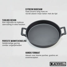 Cast Iron Auflaufform - ø 20 cm - ohne Antihaftbeschichtung