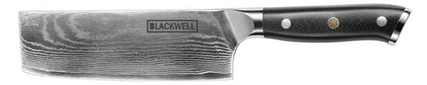 Blackwell Nakirimes Gemüsemesser im japanischen Stil – 67 Lagen Damaszenerstahl – VG10 – 17,5 cm