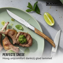 Blackwell Steakmesser Laguiole - Olivenholz - 6 Stück