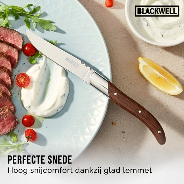 Blackwell Steakmesser Laguiole - Rosenholz - 6 Stück