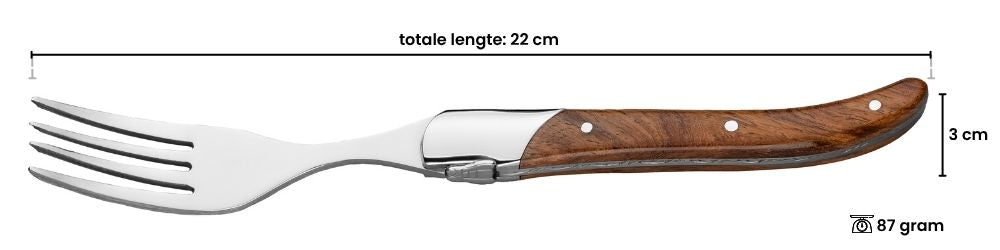 Blackwell Steakgabeln Laguiole - Rosenholz - 6 Stück