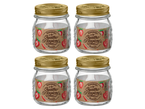 Bormioli Rocco Weckpot Quattro Stagioni - ø 8,5 cm / 250 ml - 4 Stück