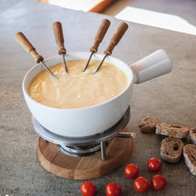 Boska Fondueset - 4 Personen - weiß