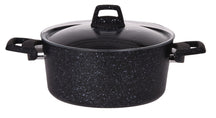 Cookinglife Kochtopf Alu Black Speckle 22 cm 3,5 L - Schmortopf - Induktion
