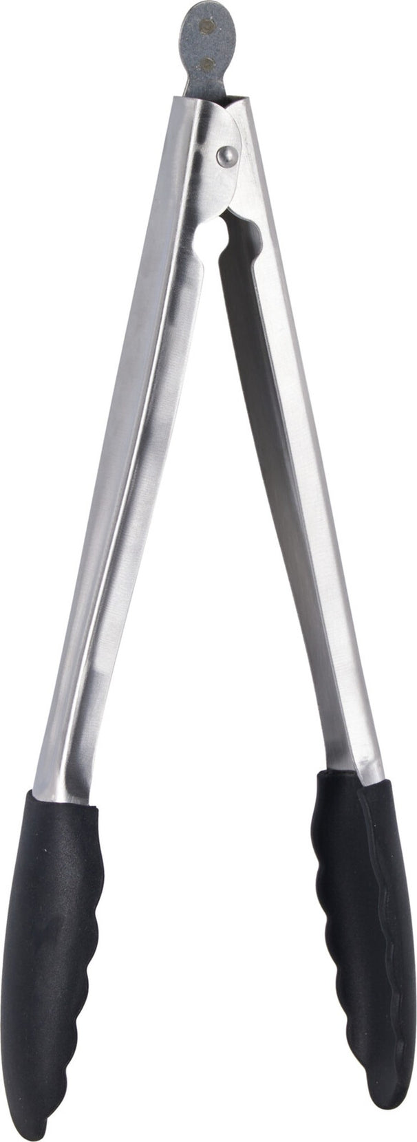 Cookinglife BBQ Tang RVS met zwart silicone kop 32 cm