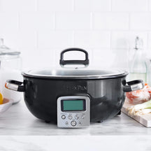 GreenPan Omnicooker - 5.7 Liter - Schwarz - Keramische Antihaftbeschichtung