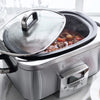 GreenPan Slowcooker - 6.0 Liter - Edelstahl - Keramische Antihaftbeschichtung