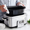 GreenPan Slowcooker - 6.0 Liter - Edelstahl - Keramische Antihaftbeschichtung