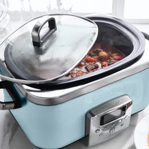 GreenPan Slowcooker - 6.0 Liter - Blauer Dunst - Keramische Antihaftbeschichtung