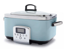 GreenPan Slowcooker - 6.0 Liter - Blauer Dunst - Keramische Antihaftbeschichtung