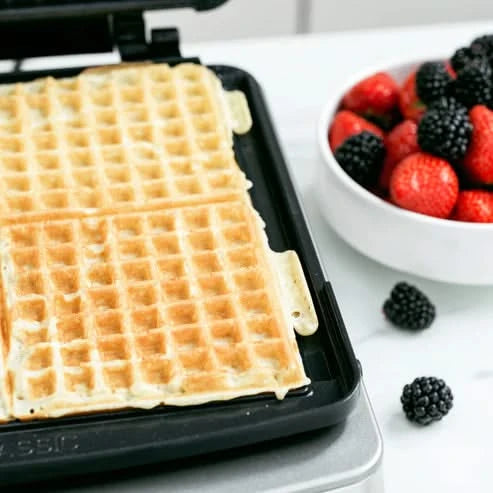 GreenPan Waffeleisen - Schwarz - inklusive 2 Waffelplattensets - Keramische Antihaftbeschichtung