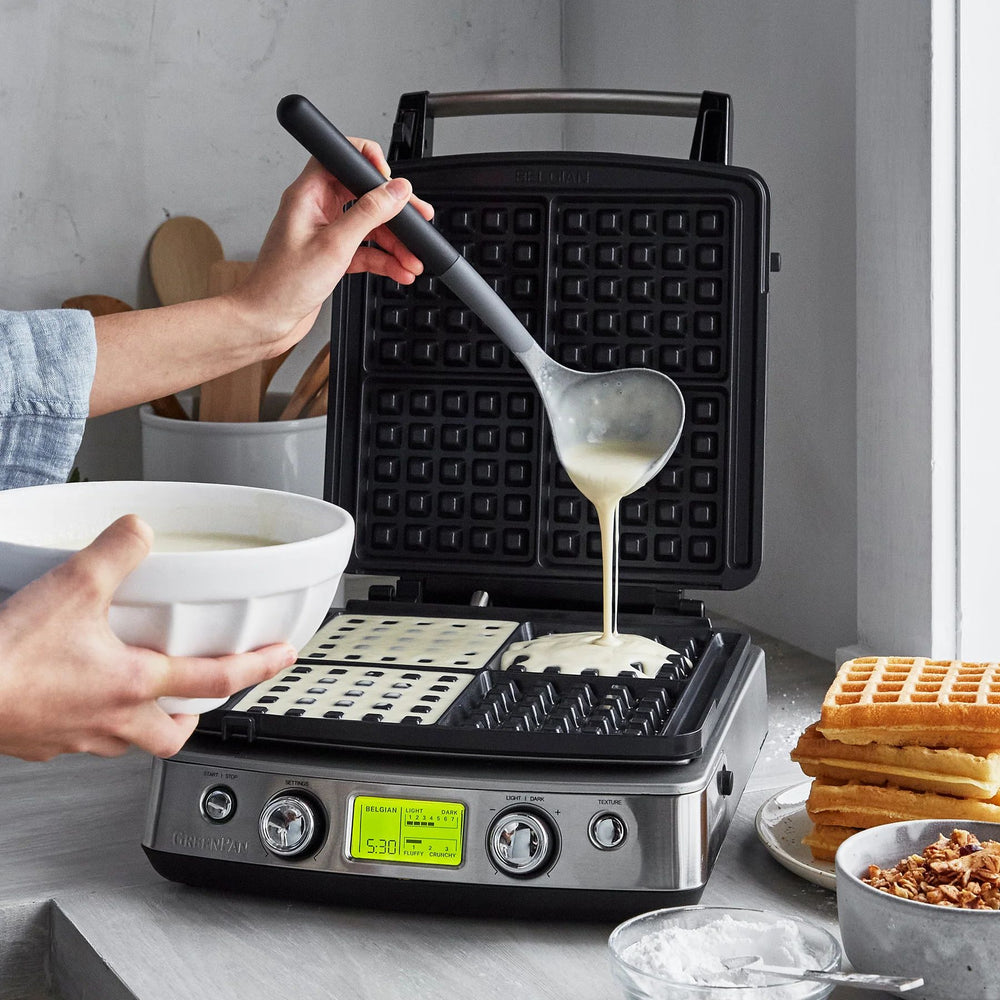 Belgische Waffelplatten von GreenPan für Waffeleisen