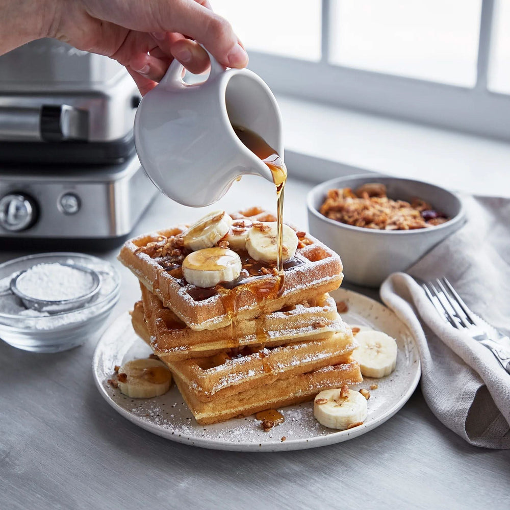 GreenPan Waffeleisen - Schwarz - inklusive 2 Waffelplattensets - Keramische Antihaftbeschichtung