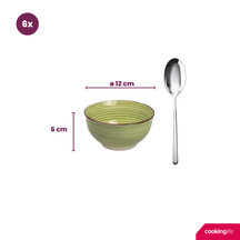 Cookinglife Kleine Schalen Delice Grün ø 12 cm - 6 Stück